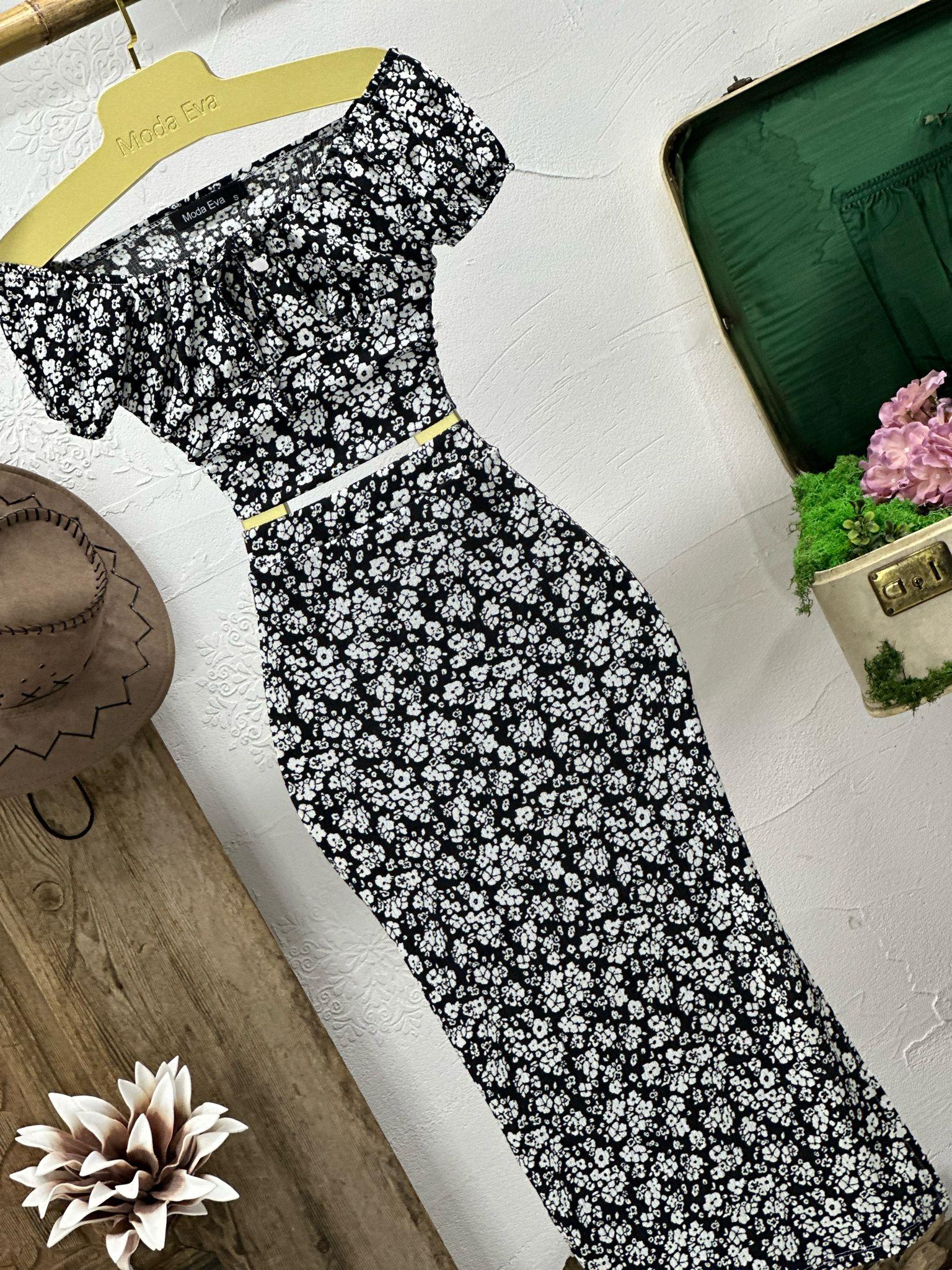 Bürümcük Kumaş Çiçek Desen Etek Crop İkili Takım