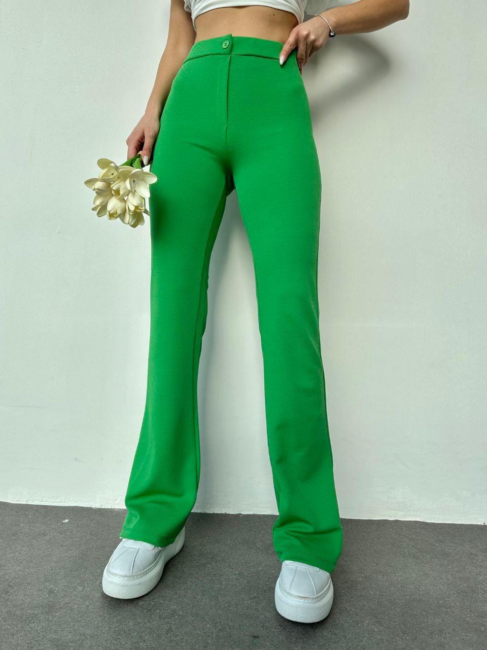 Crep Dokuma Kumaş Yüksel Bel Toparlayıcı Renkli Pantolon