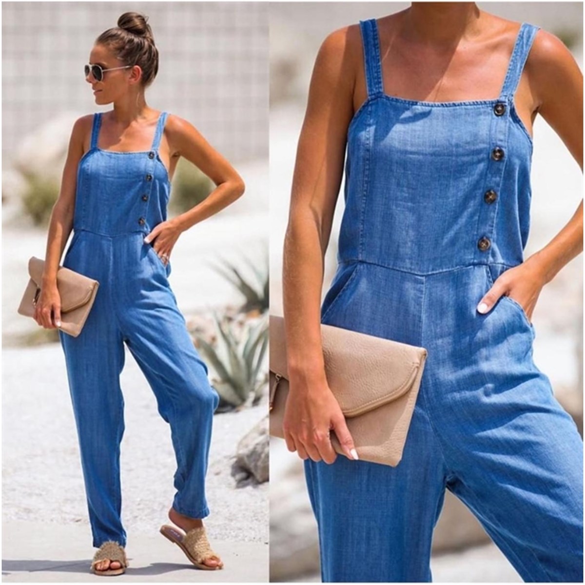 DÜĞME DETAY İNCE JEAN TULUM