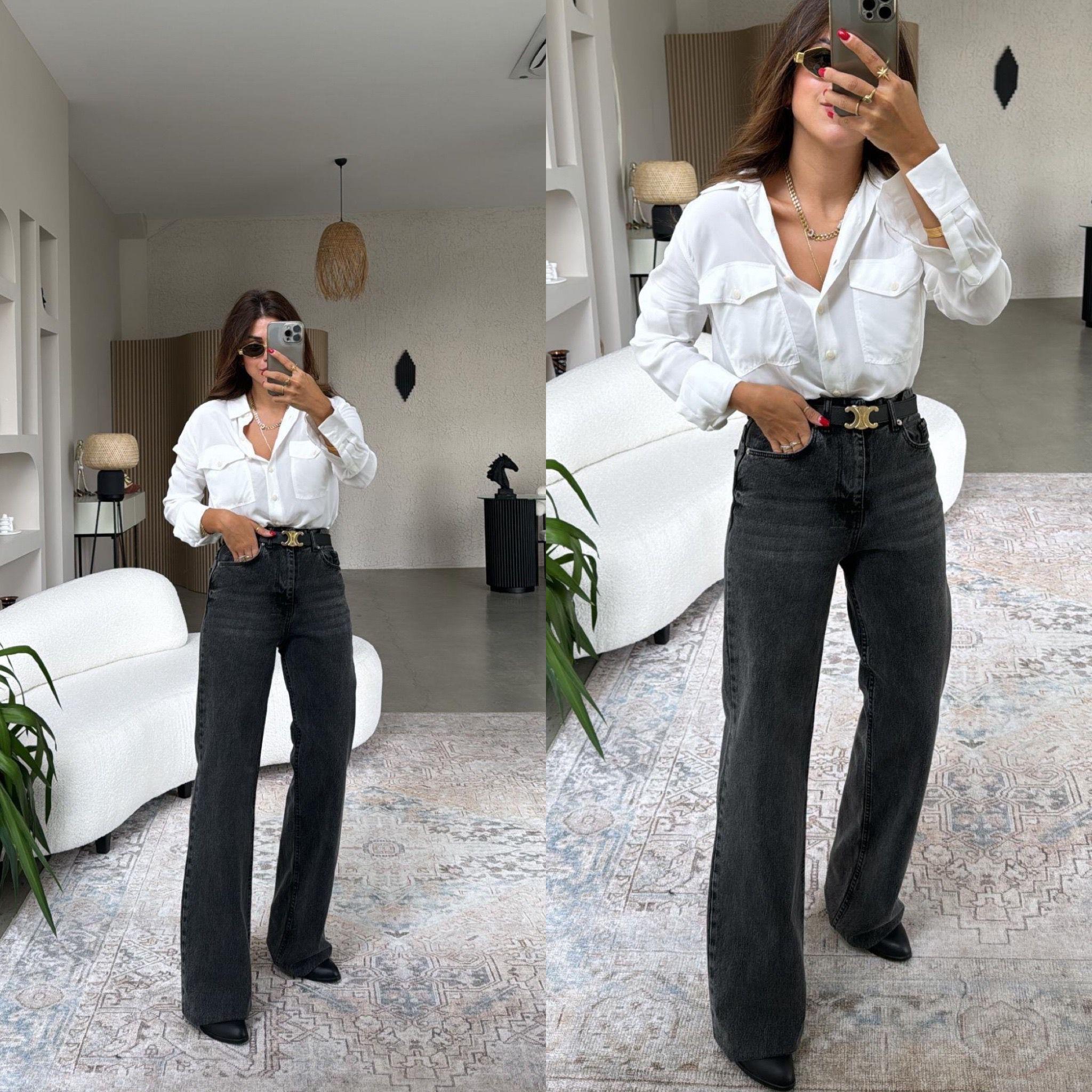 Füme Yıkamalı Straıght Jean 