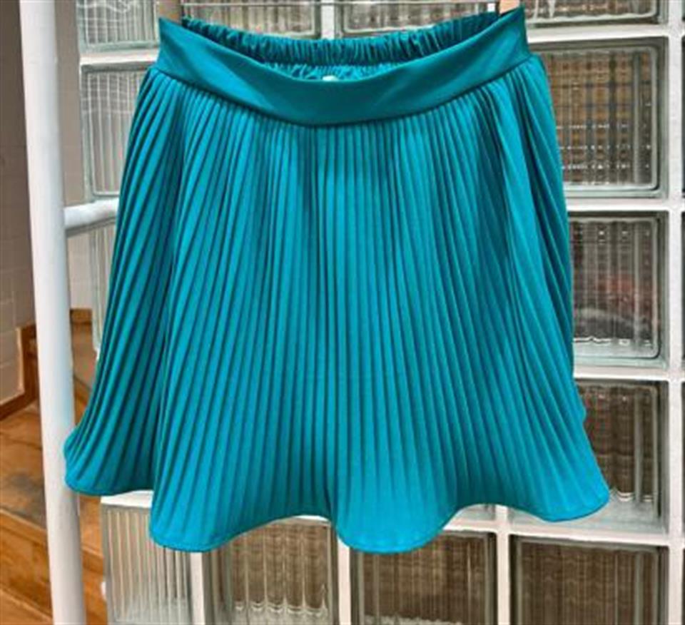 İthal Crep Kumaş İçi Şort Astarlı Pliseli Etek