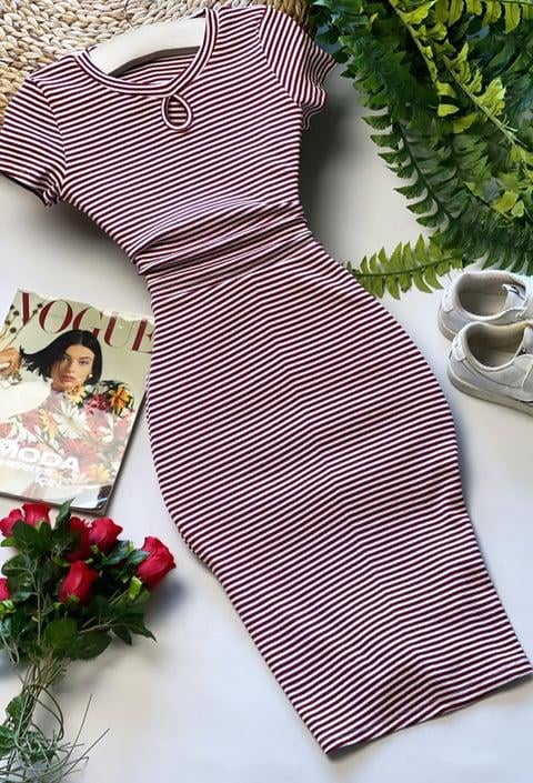 Kaşkorse Kumaş Damla Yaka İkili Takım