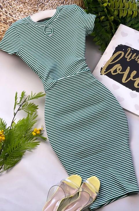 Kaşkorse Kumaş Damla Yaka İkili Takım