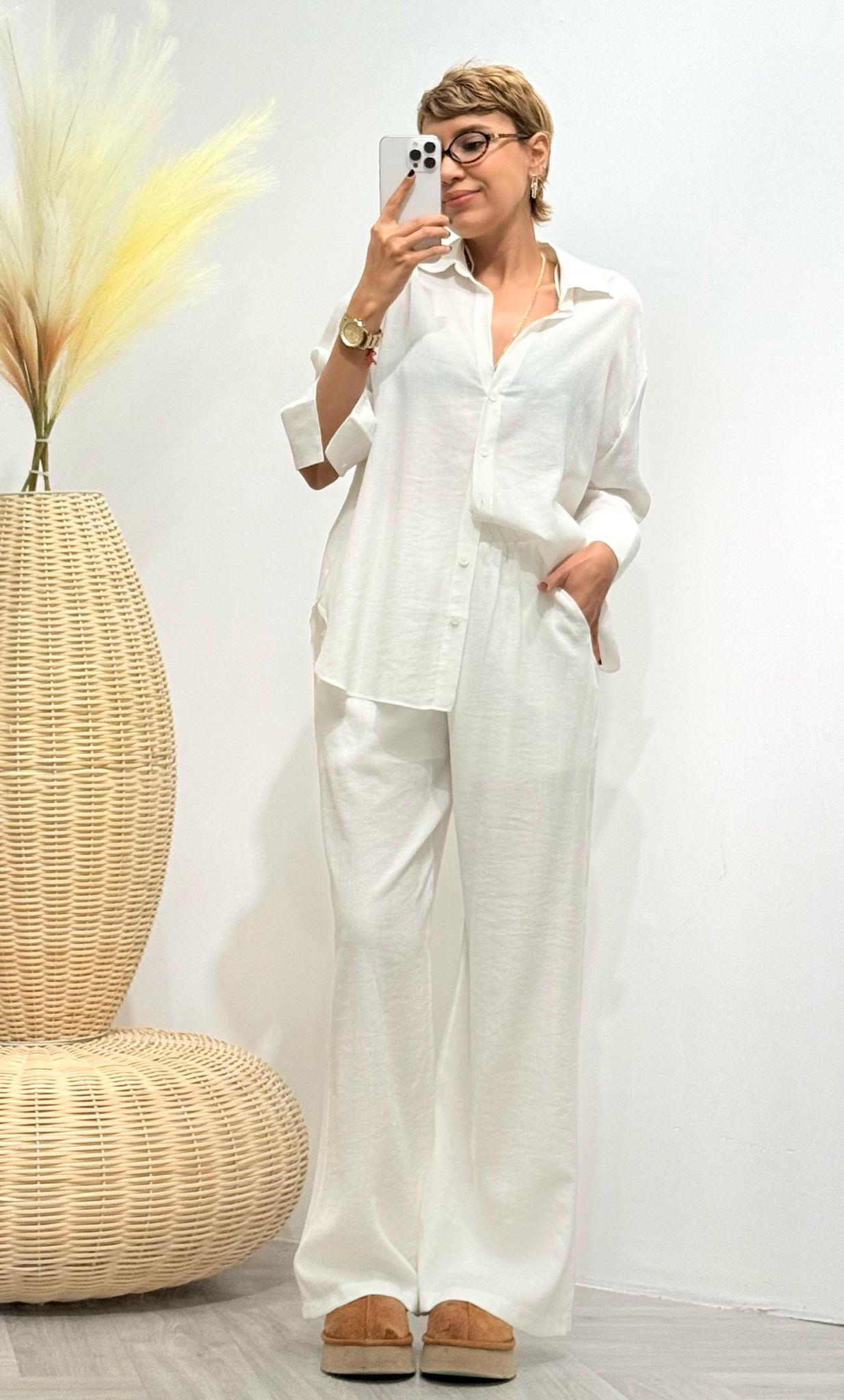 Kendinden Dokulu Rahat Kalıp Gömlek