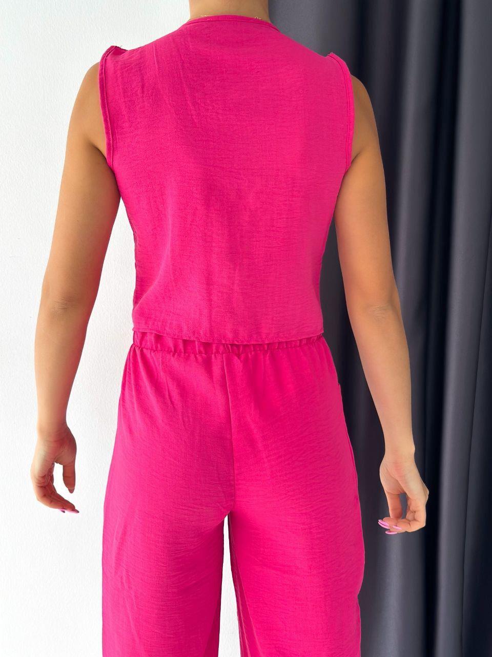 Keten Kumaş Cepken Yelek