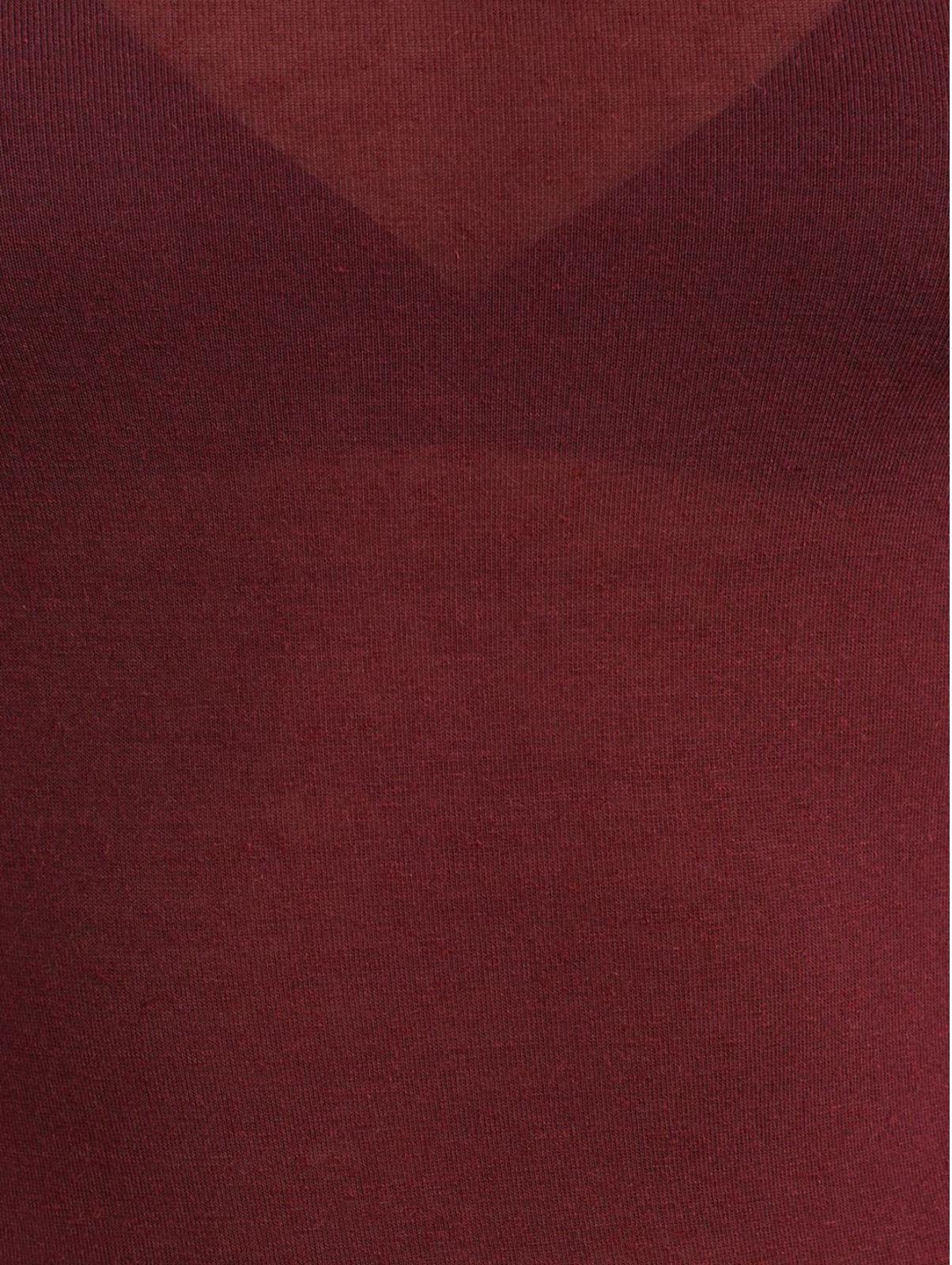 Modal Kaşmir Ultra Hafif Bluz Bordo