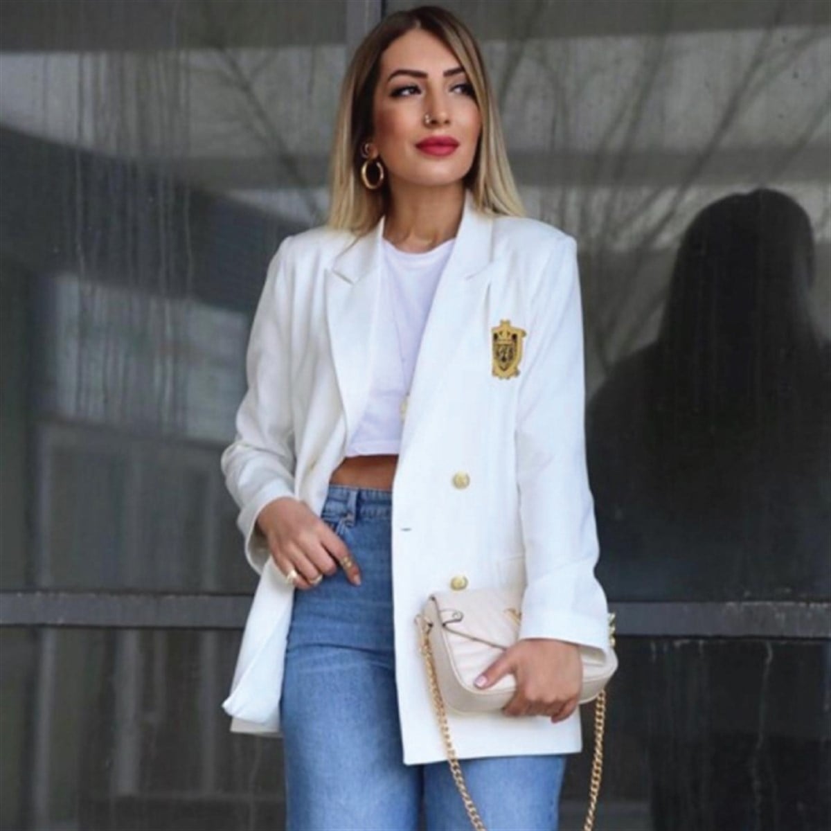 NAKIŞLI BLAZER CEKET