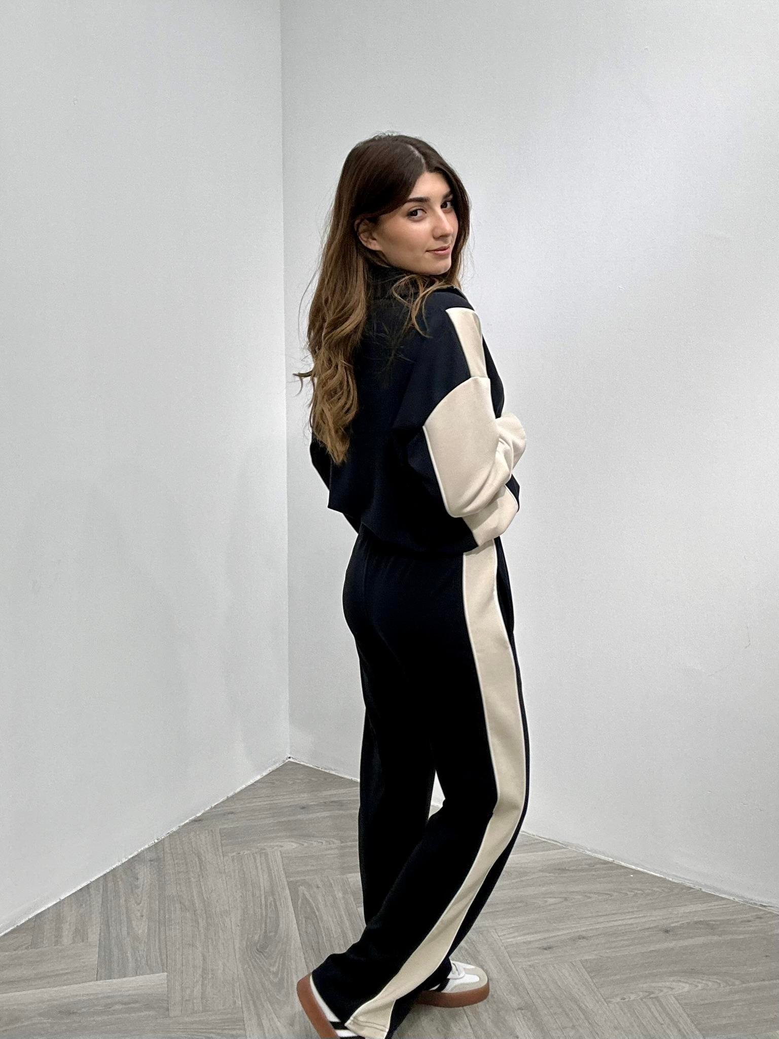 Oys Modal Kumaş Biye Detay İkili Eşofman Takım