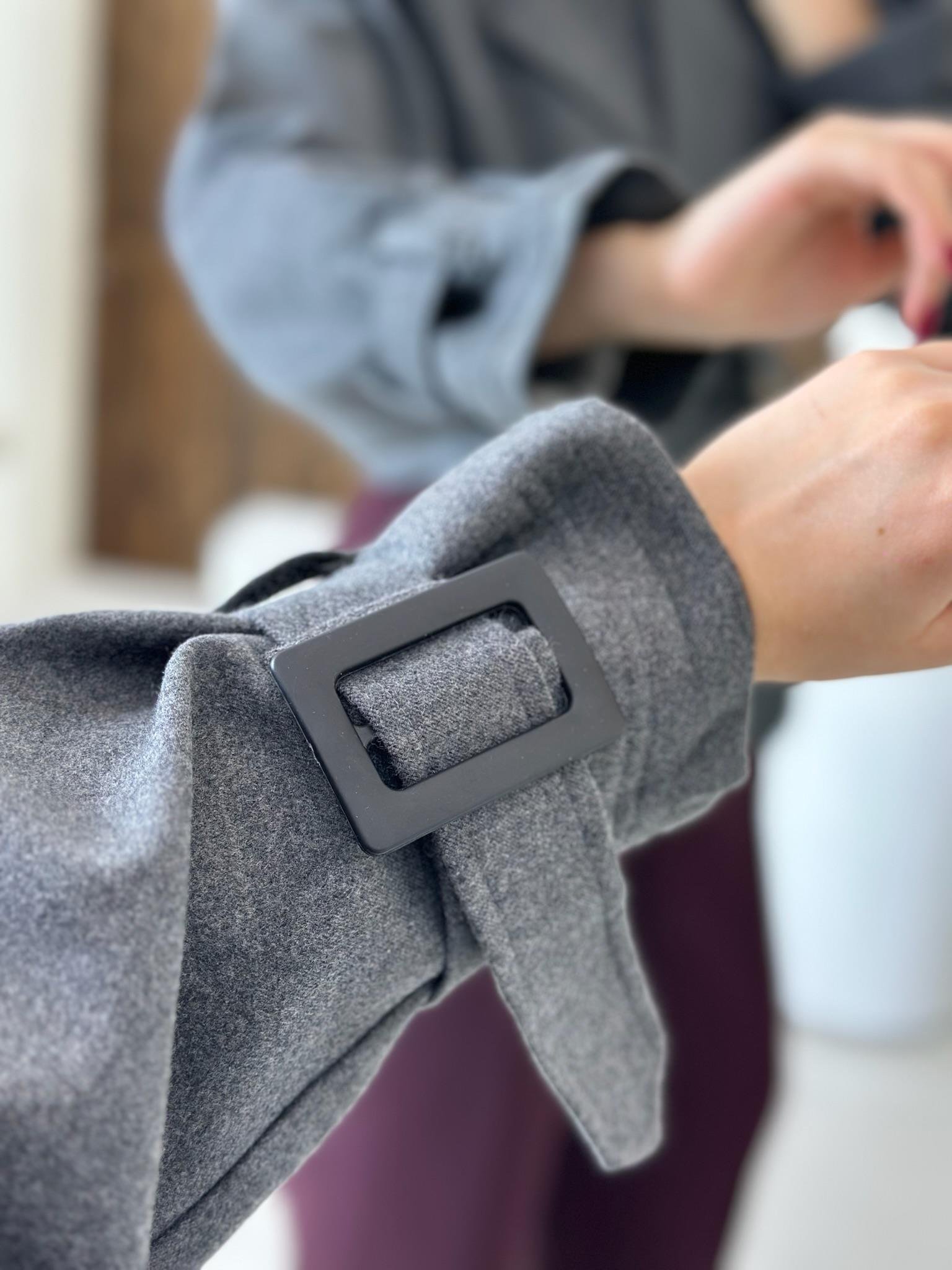 Premium Seri Kısa Kaşe Trenç