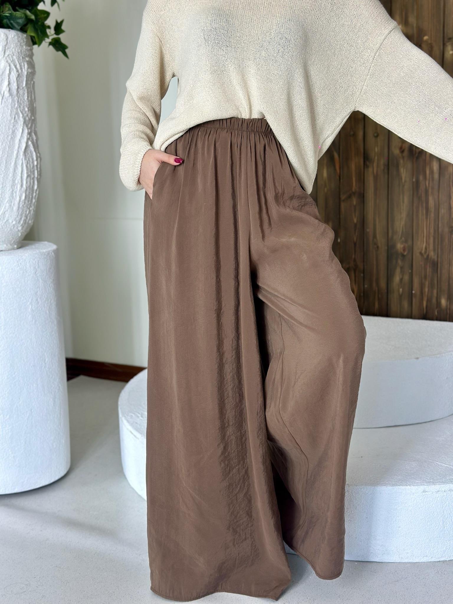 Premium Seri Trikoton Kumaş Beli Lastikli Rahat Pantolon 