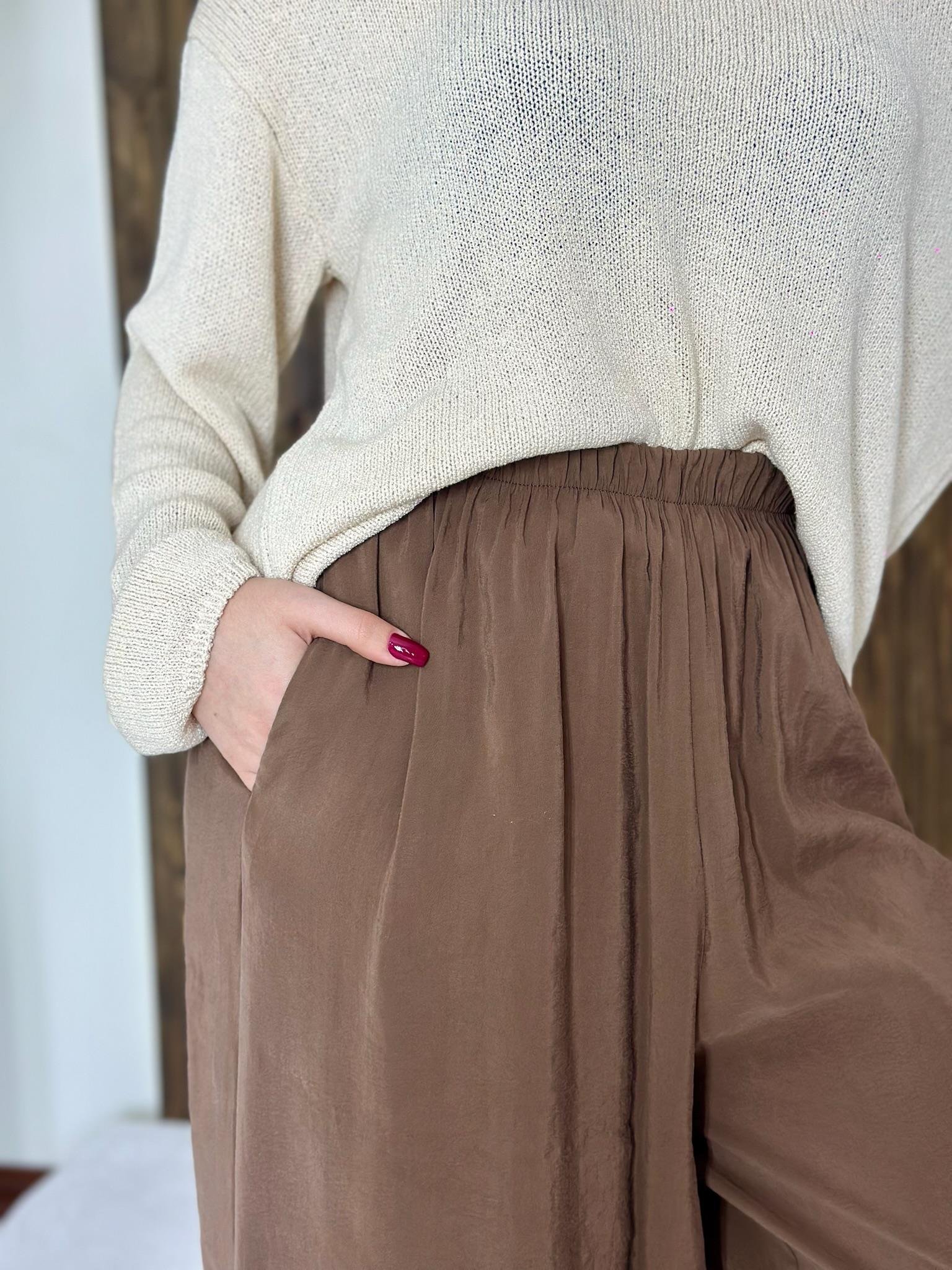 Premium Seri Trikoton Kumaş Beli Lastikli Rahat Pantolon 