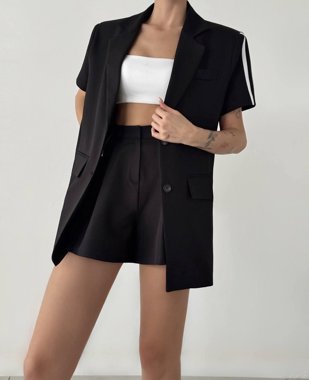 Premium Series Biyeli Kısa Kollu Vatkalı Ceket