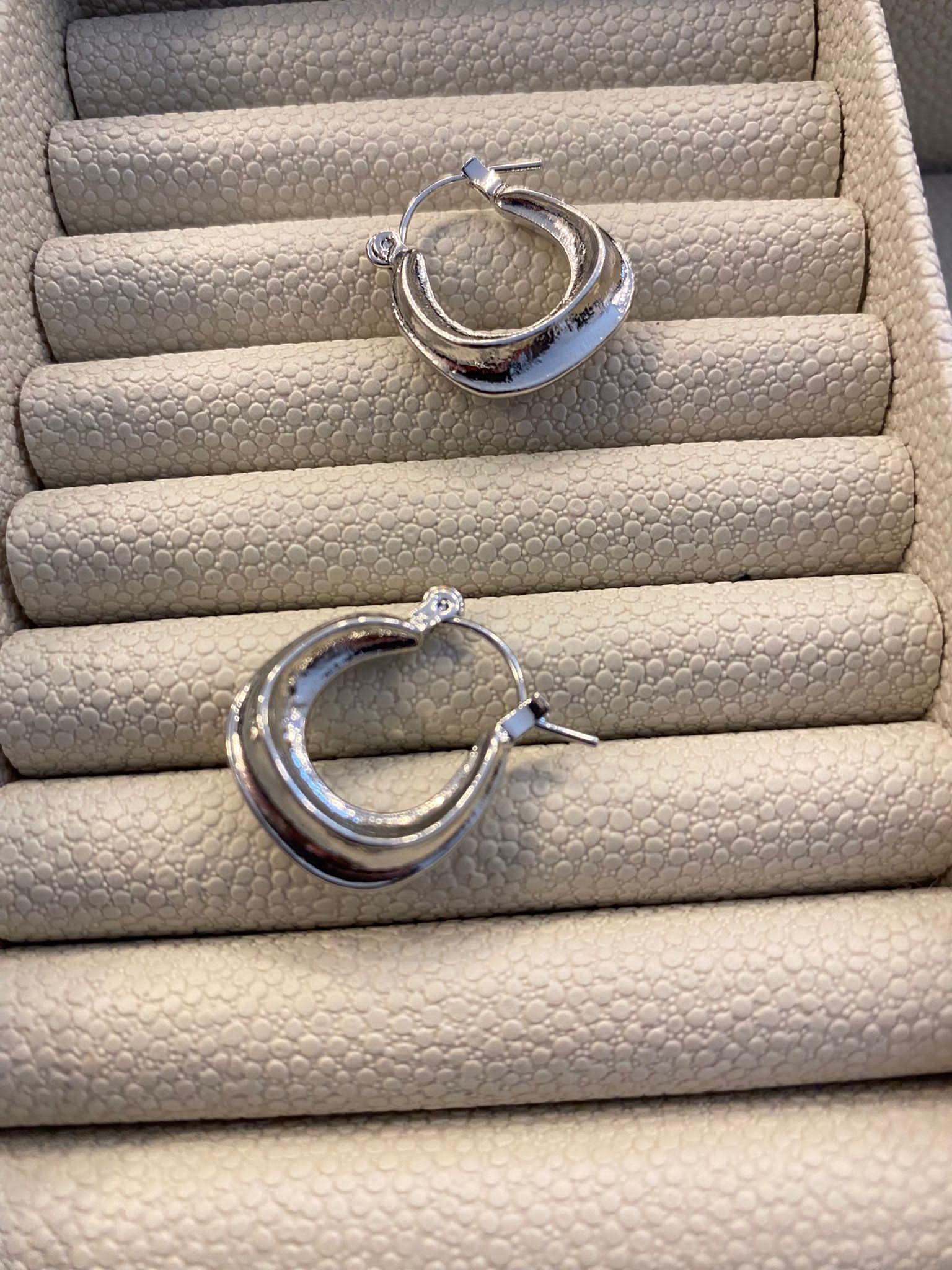 SB Gümüş  Kapama Minik  Halka Küpe