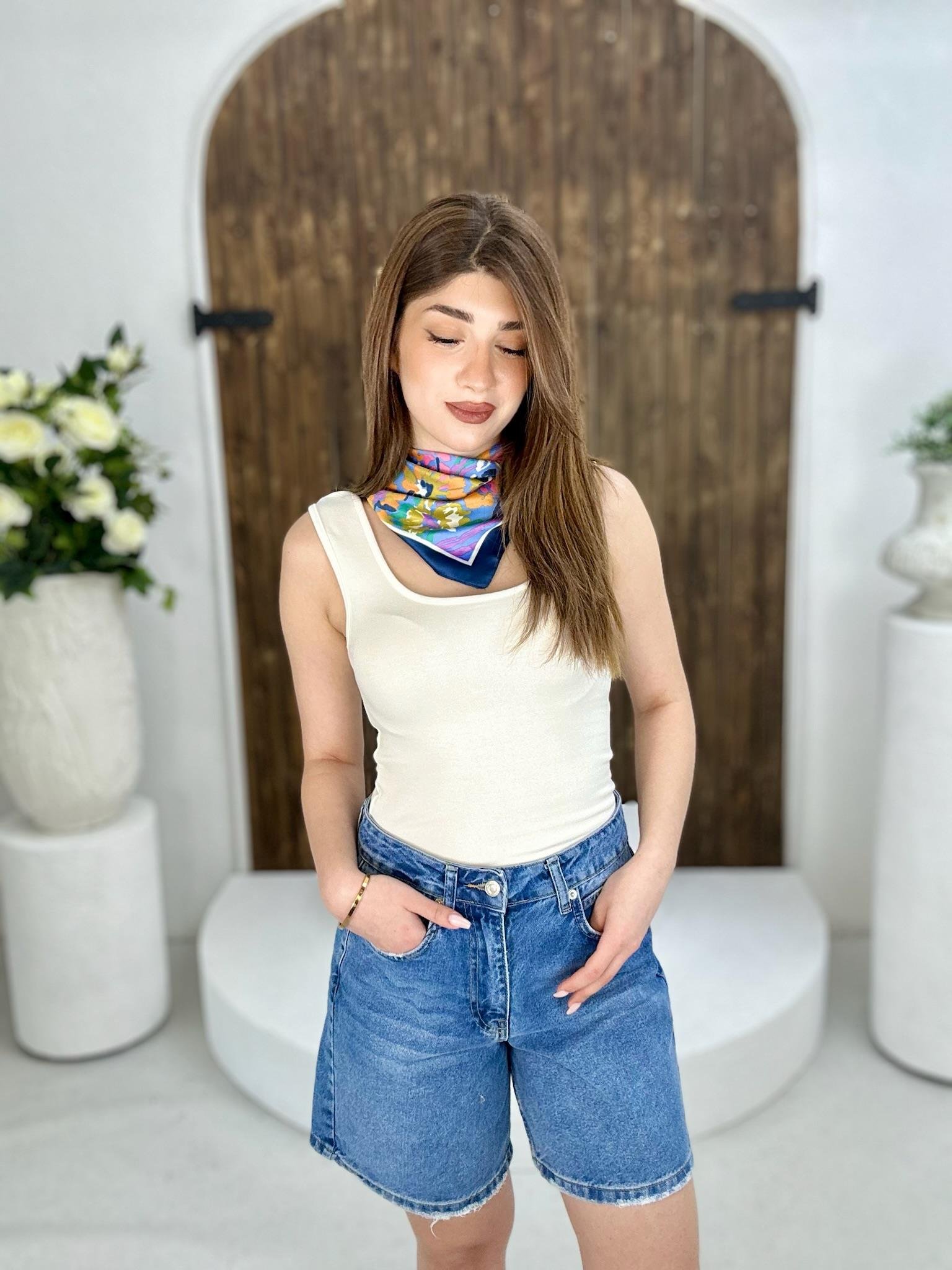 Şehir Boy Jean Şort