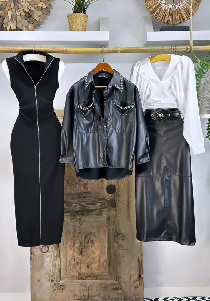 Uzun Deri Kalem Etek 