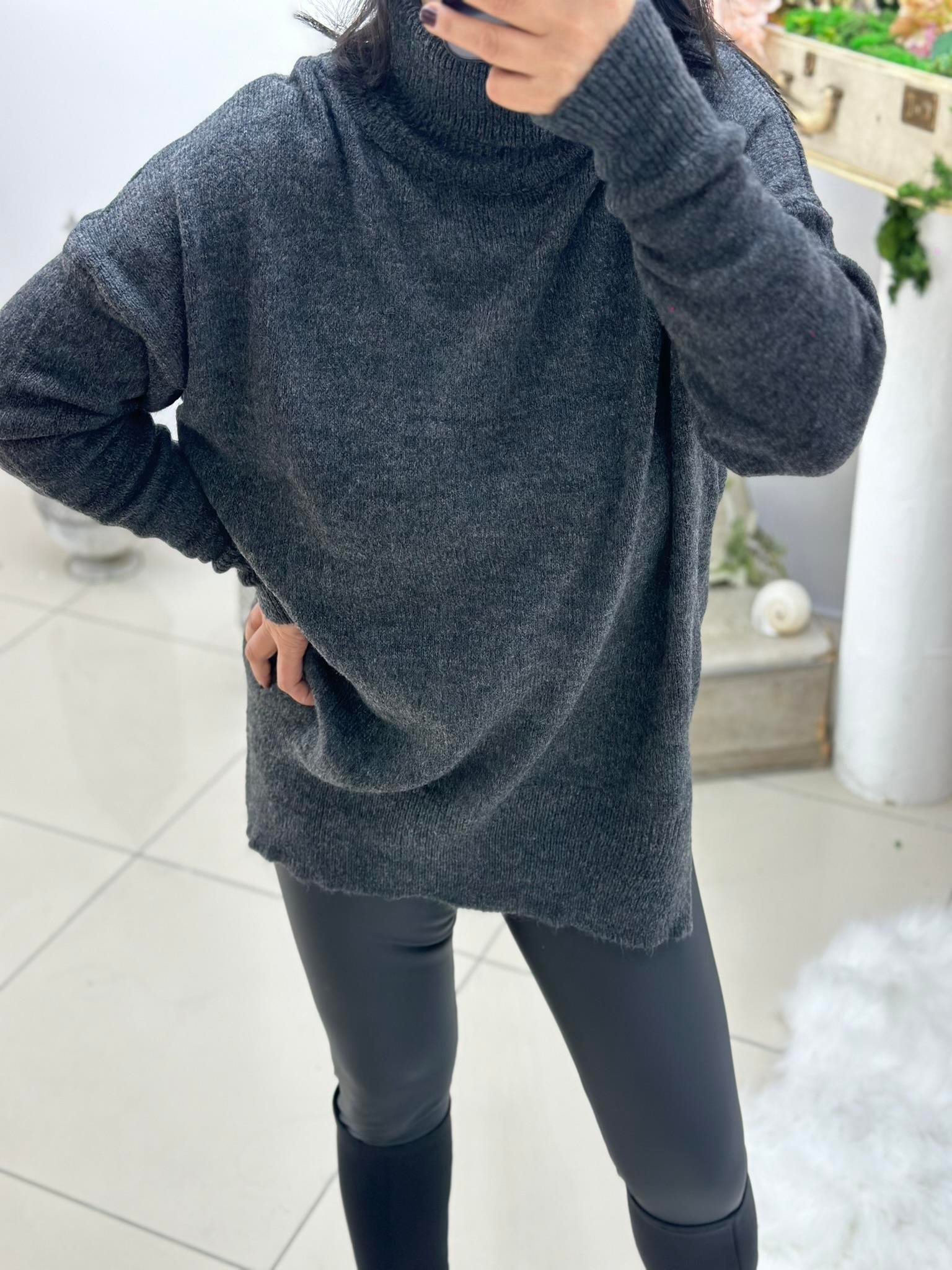 Vegan Deri Kumaş İçi Şardonlu Yüksek Bel Tayt