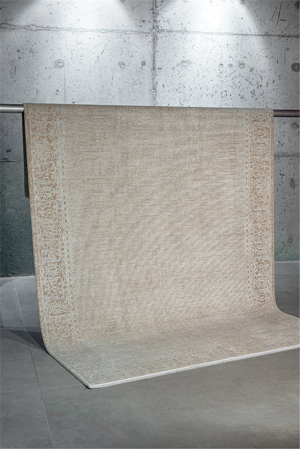 Aura 2855 Krem - Makine Halısı