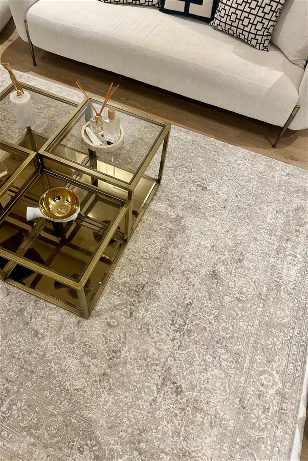 Aura 2871 Gri - Makine Halısı