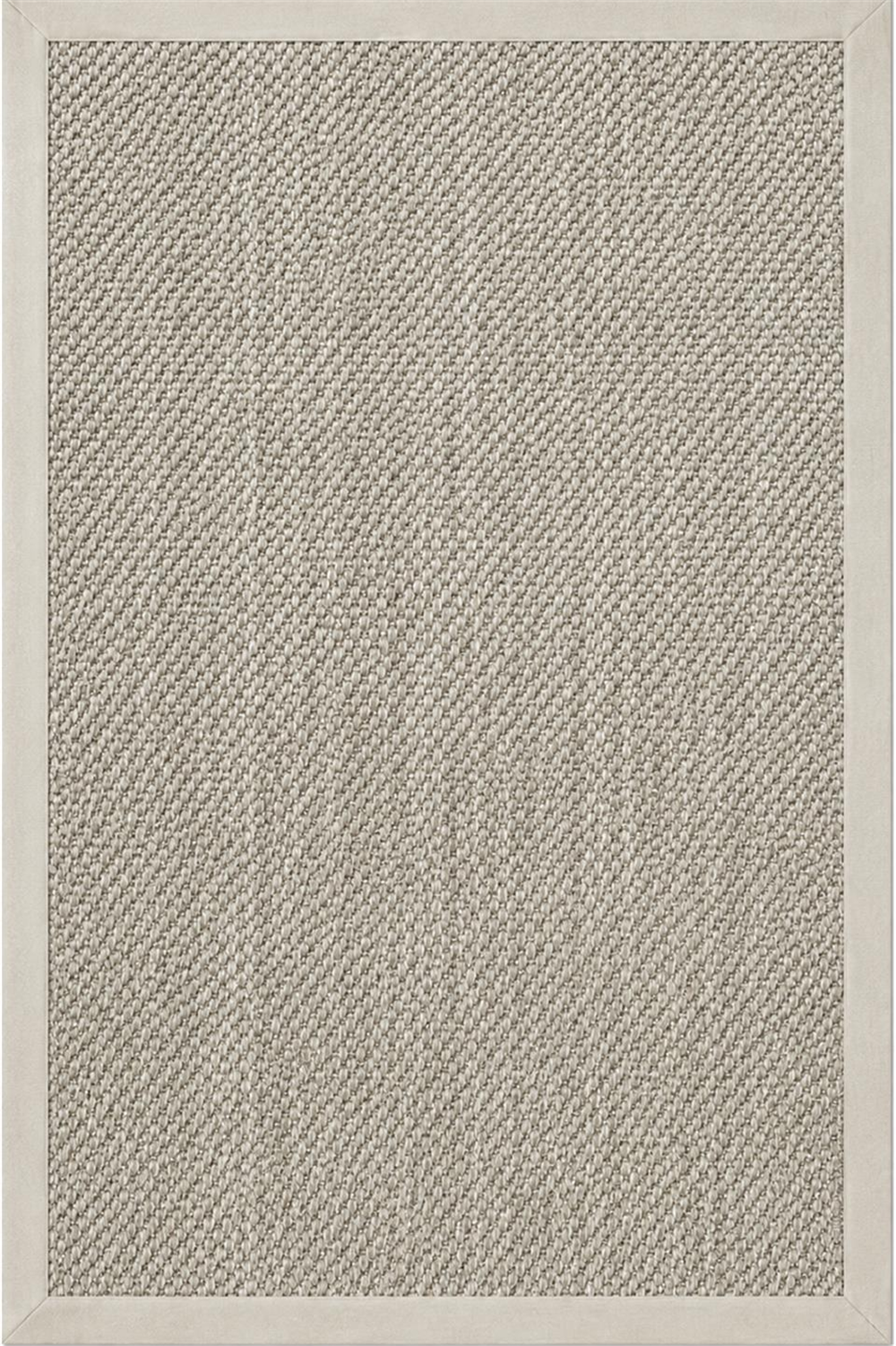 Bej Bordürlü Sisal Halı