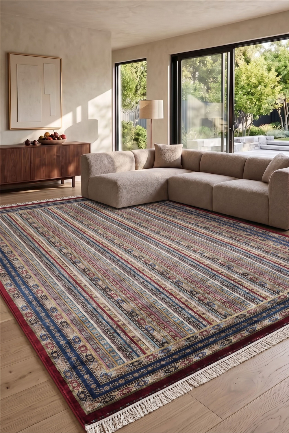 Burj 8741BU Bordo - Makine Halısı