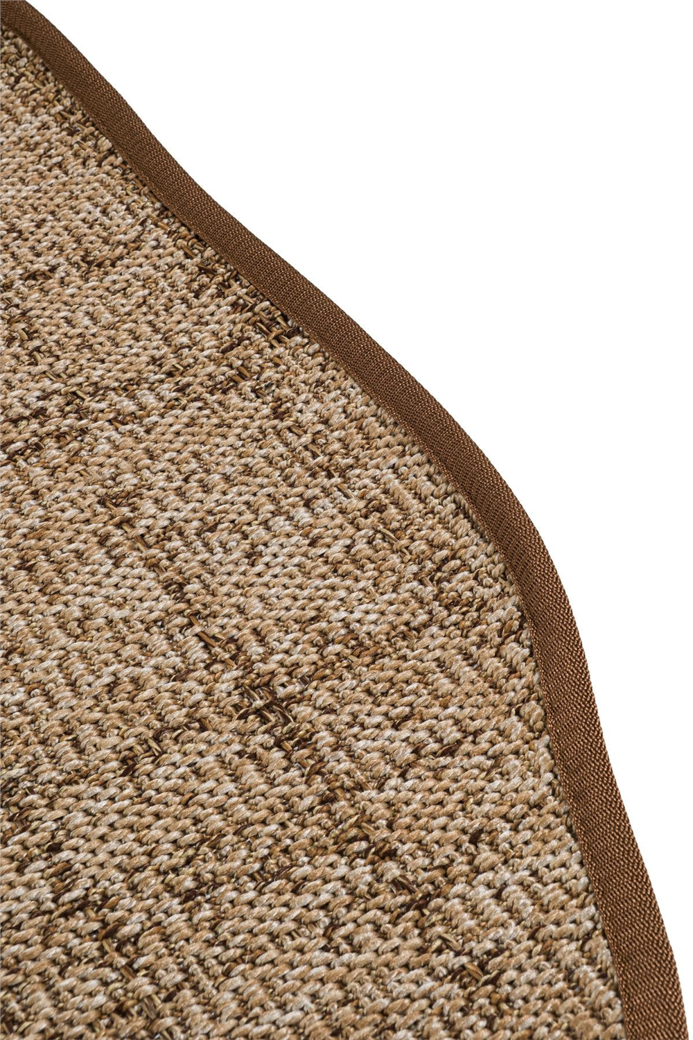 Canvas 1 Look LK03 Jut Cotton Bordure 04 Dark Beige Amorf Sisal Halı