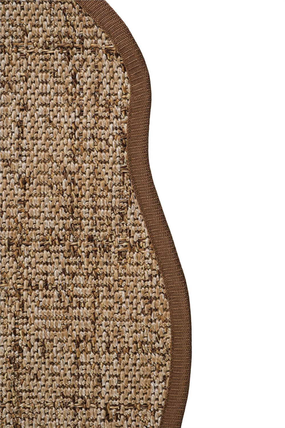 Canvas 1 Look LK03 Jut Cotton Bordure 04 Dark Beige Amorf Sisal Halı