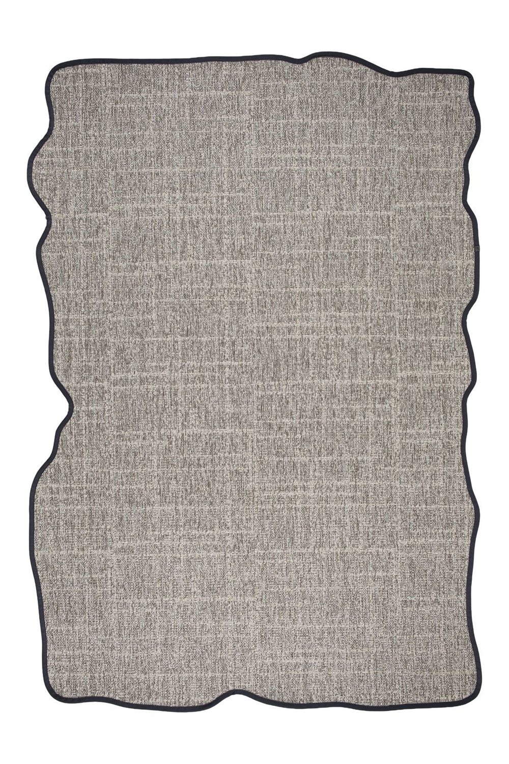 Canvas 4 Look LK02 Grey Cotton Bordure 10 Black Amorf Sisal Halı