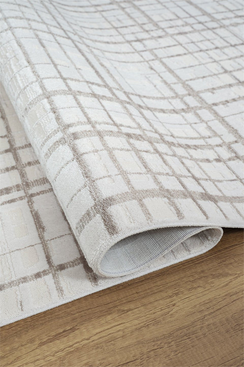 Corven - Lumin Geometrik Desenli Oturma Odası, Antre ve Mutfak Halısı