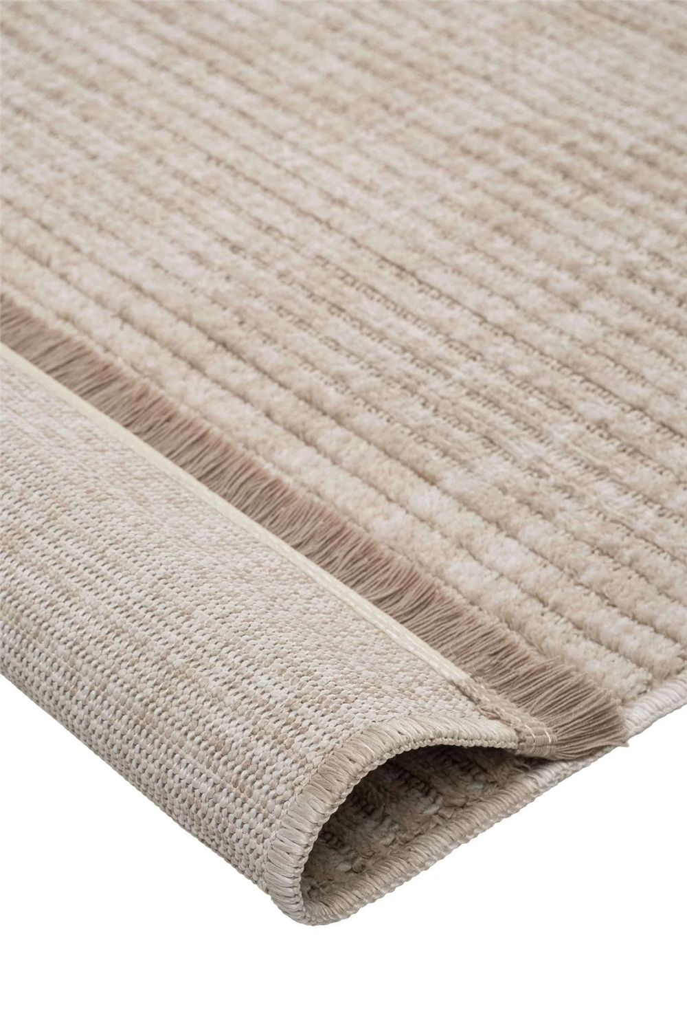 Degrade DG03 Beige Yumuşak Dokulu İskandinav Salon Halısı