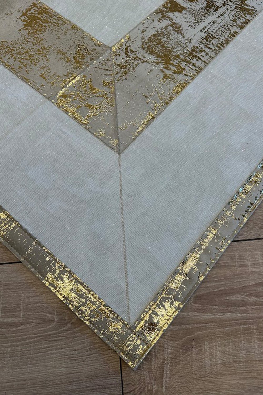 Ekru Gold Rono Deri Halı
