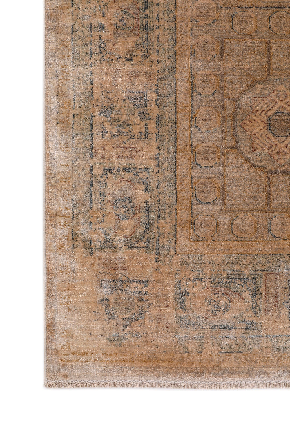Gordion - Crown Kendinden Saçaklı Modern Salon Halısı