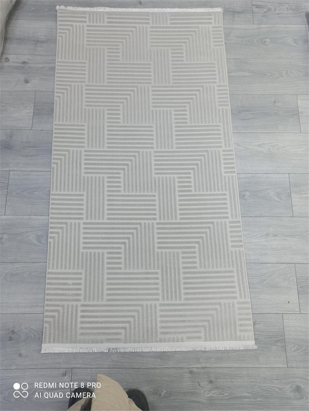 Gri Art Halı