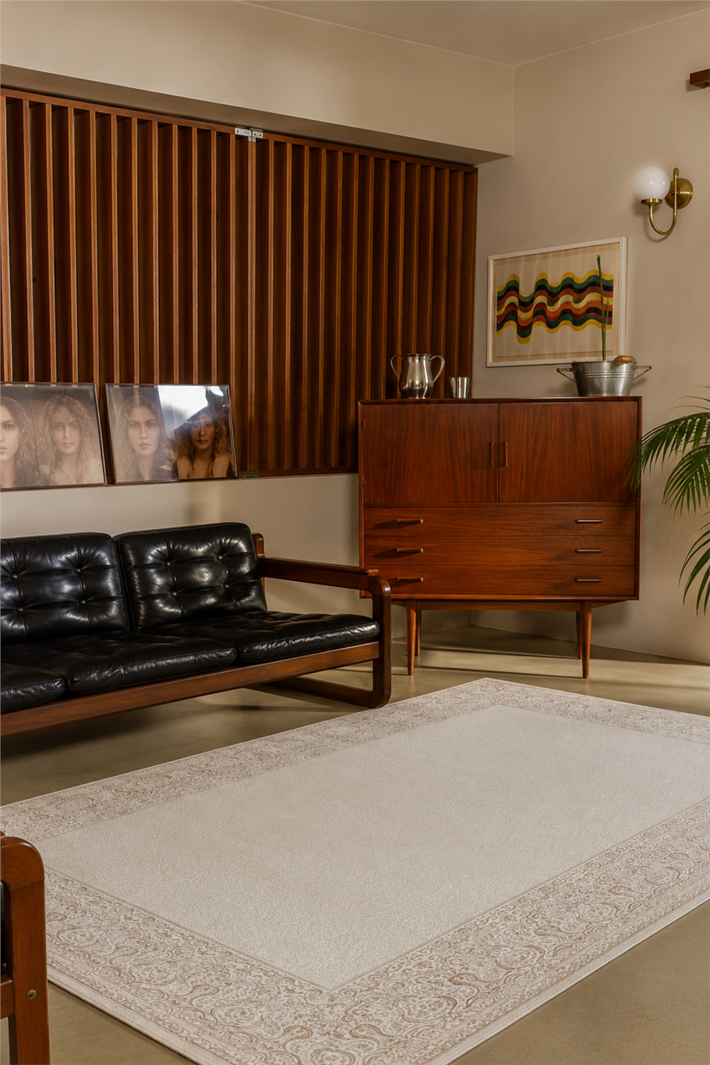 Modern MD012 Uzun Ömürlü Yumuşak Dokulu Halı