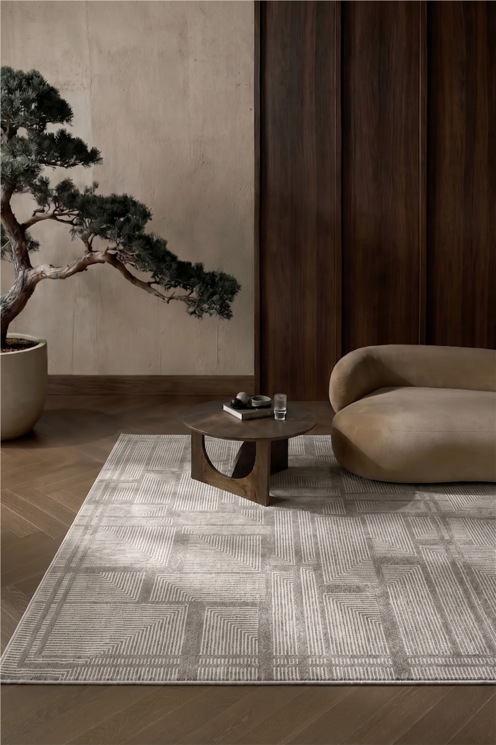 Mono Luxe 4031 Gri - Makine Halısı