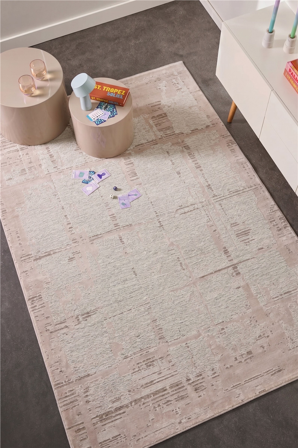 Mono Luxe 4042 Bej - Makine Halısı