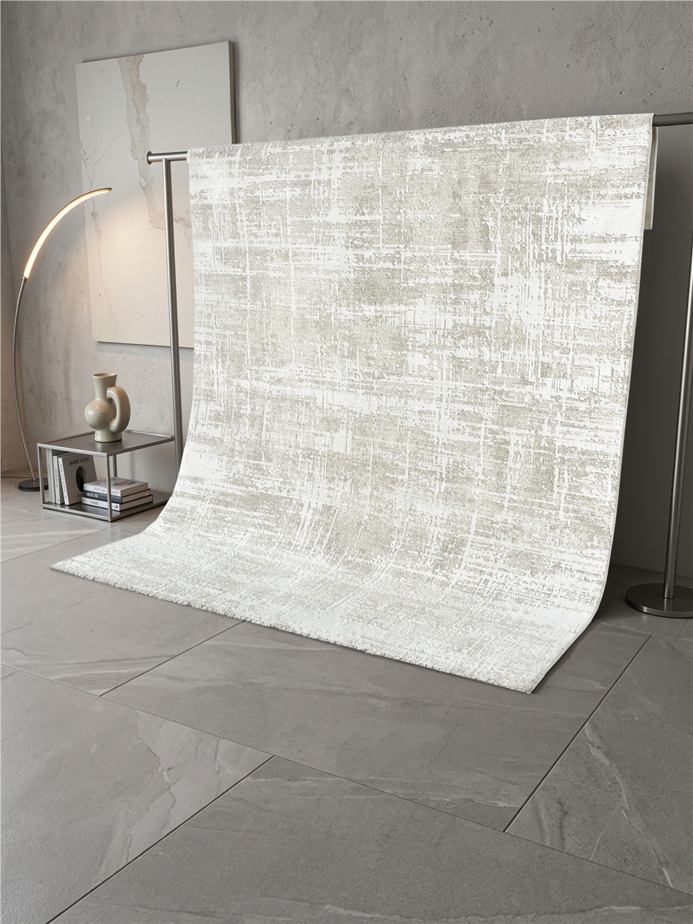 Mono Luxe 4061 Krem - Makine Halısı