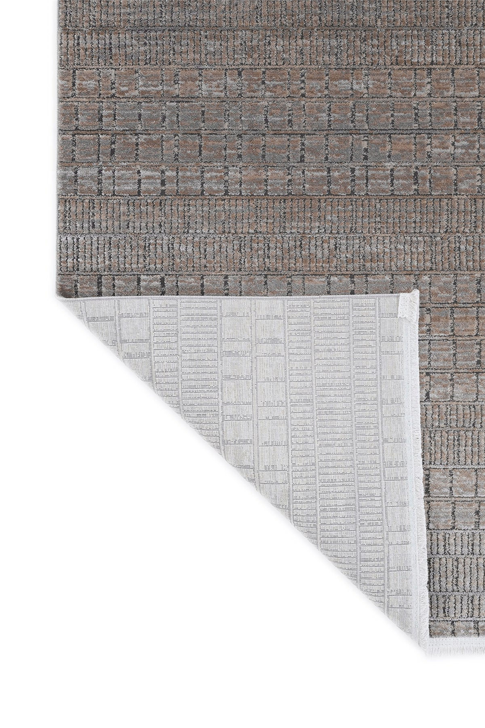 Nova - Felice Takma Saçaklı Modern Oturma Odası, Antre ve Mutfak Halısı
