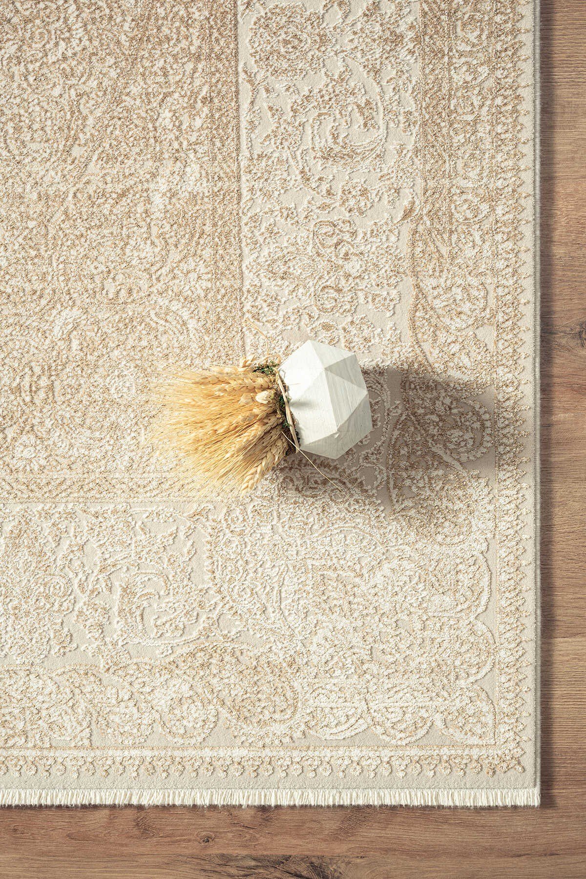 Soho Mood - Antique Gold Modern Klasik Salon ve Oturma Odası Halısı
