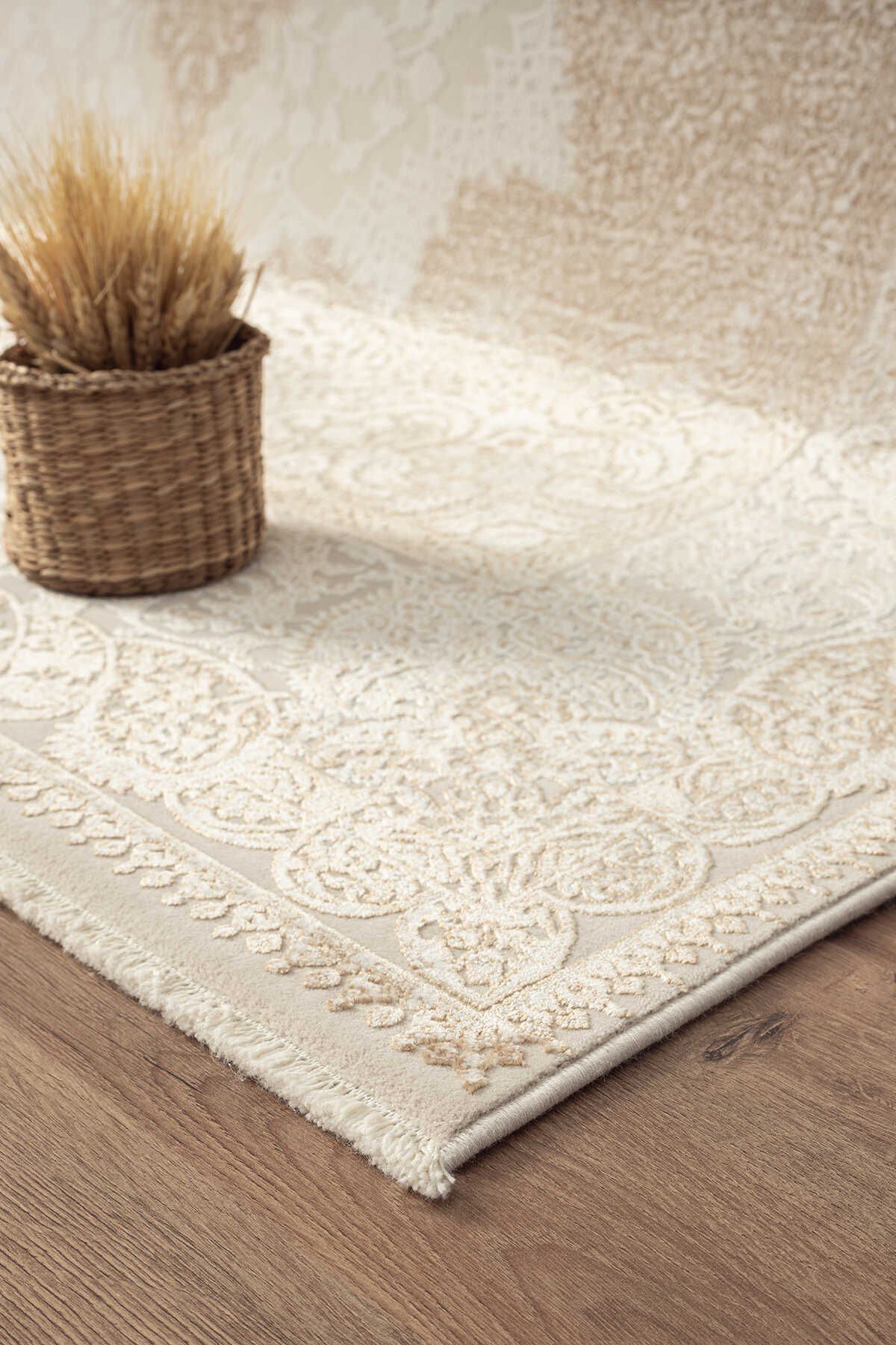 Soho Mood - Antique Gold Modern Klasik Salon ve Oturma Odası Halısı