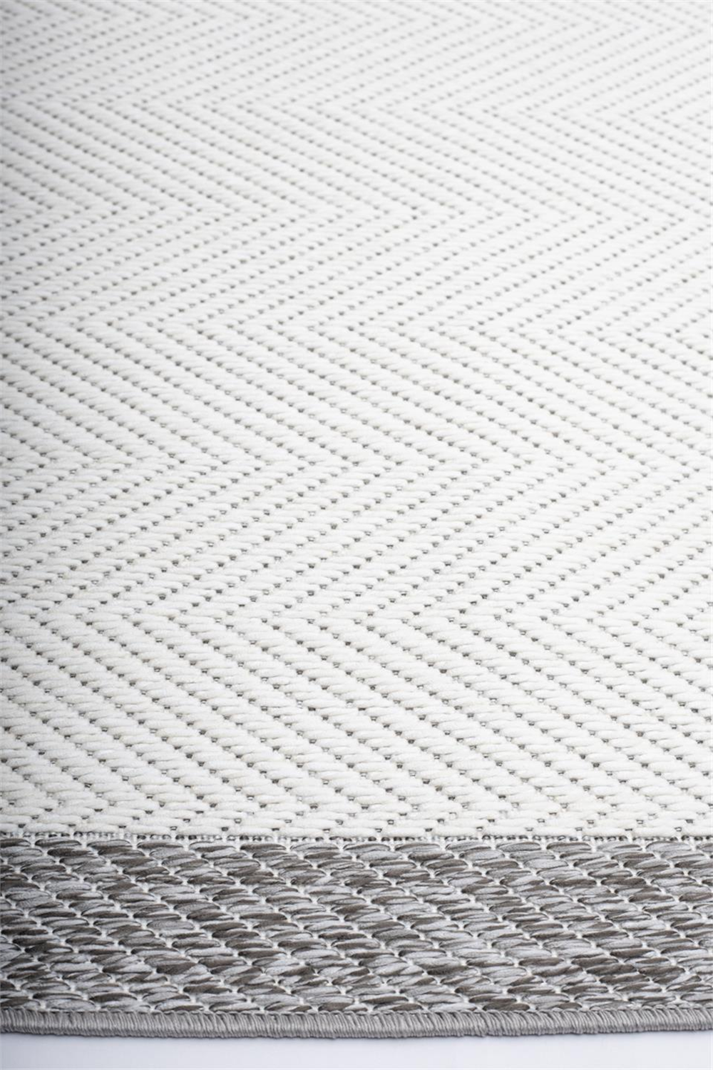 White Antrasit Eco Sisal Halı