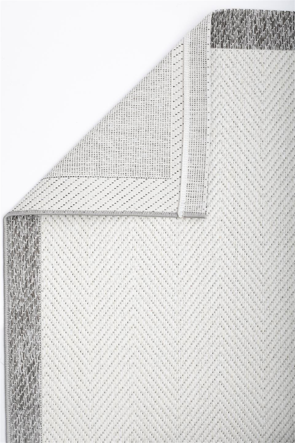 White Antrasit Eco Sisal Halı