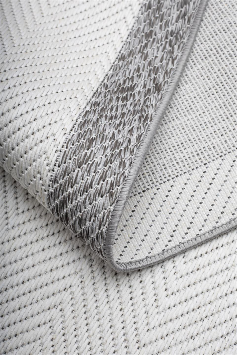 White Antrasit Eco Sisal Halı