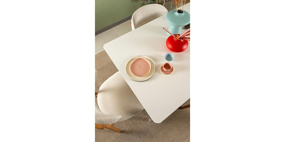 Ala Beyaz Mutfak Masa Takımı