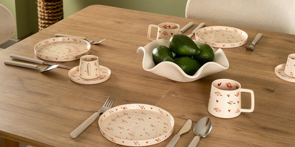 Ala Ceviz Katlanan Mutfak Masa Takımı