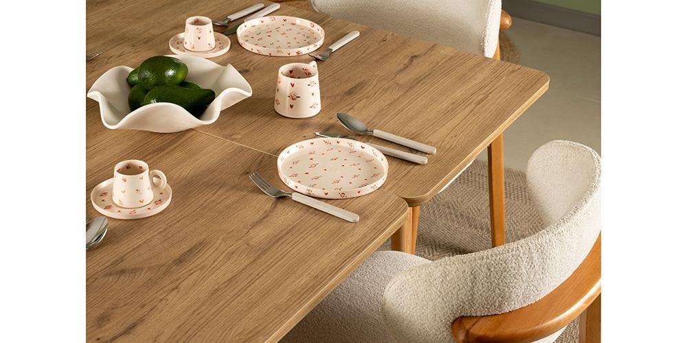 Ala Ceviz Katlanan Mutfak Masa Takımı