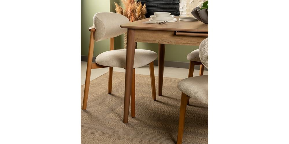 Ala Ceviz Mutfak Masa Takımı