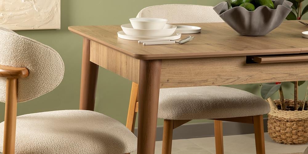 Ala Ceviz Mutfak Masa Takımı