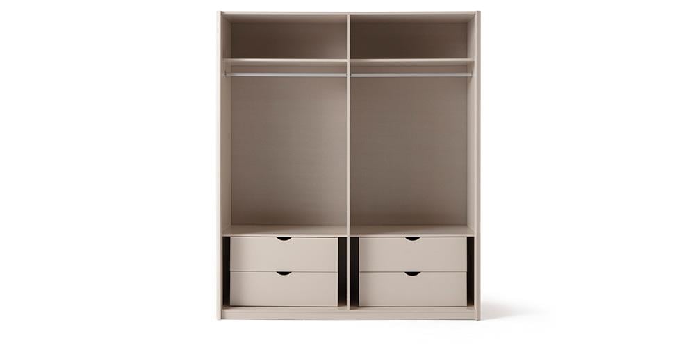 Alaska 4 Kapaklı Dolap