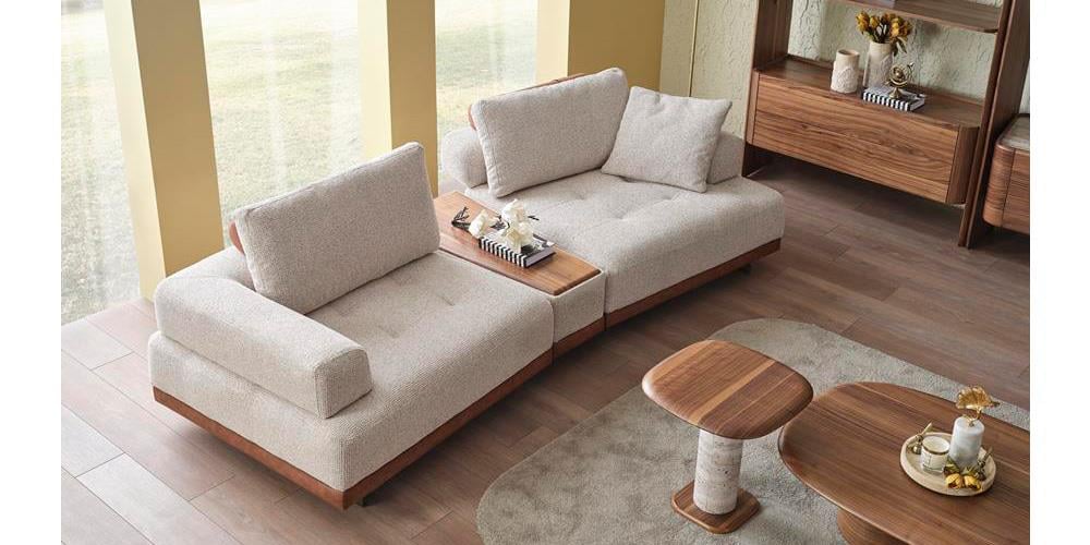 Alba Sehpalı Üçlü Koltuk