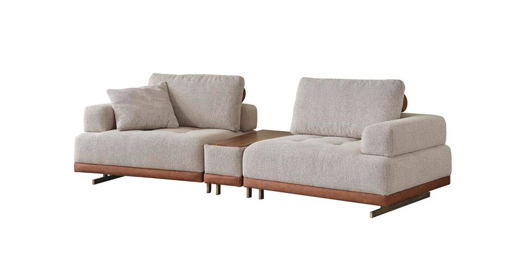 Alba Sehpalı Üçlü Koltuk